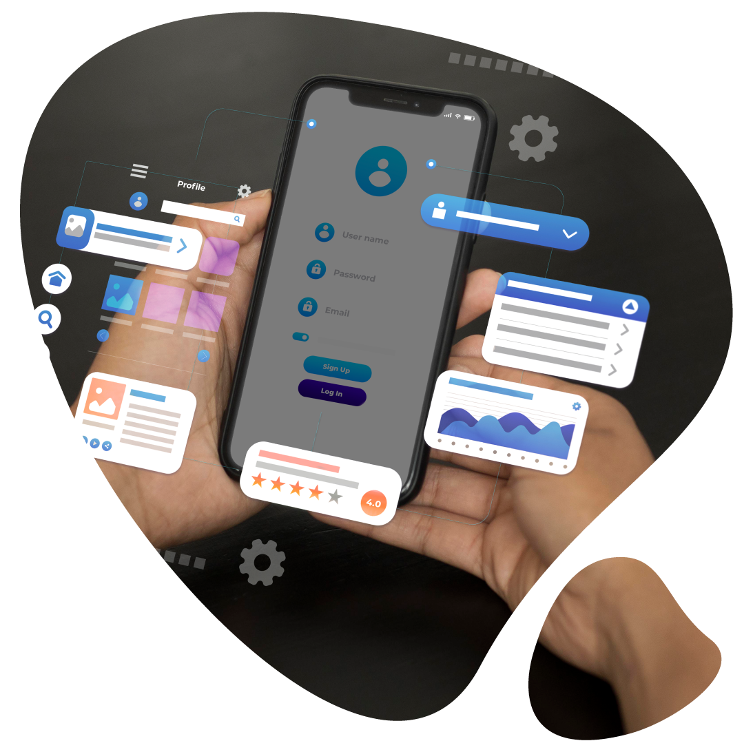 Insurance app interface preview